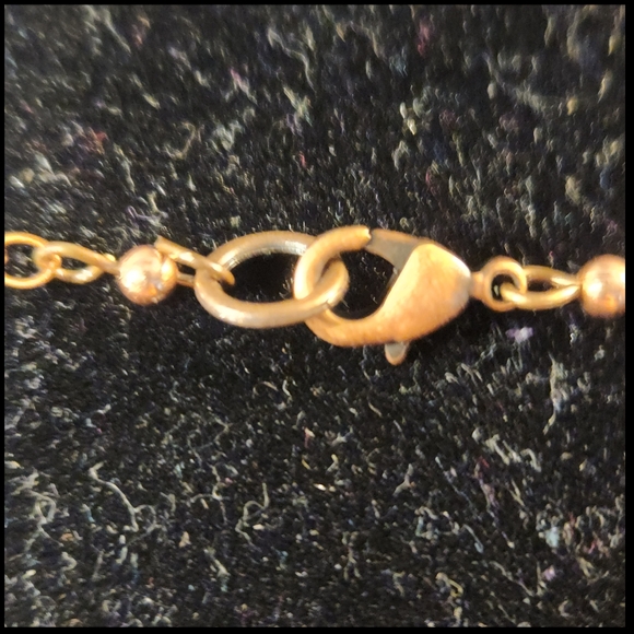 Amethyst and Copper Beaded Necklace - Picture 2 of 2